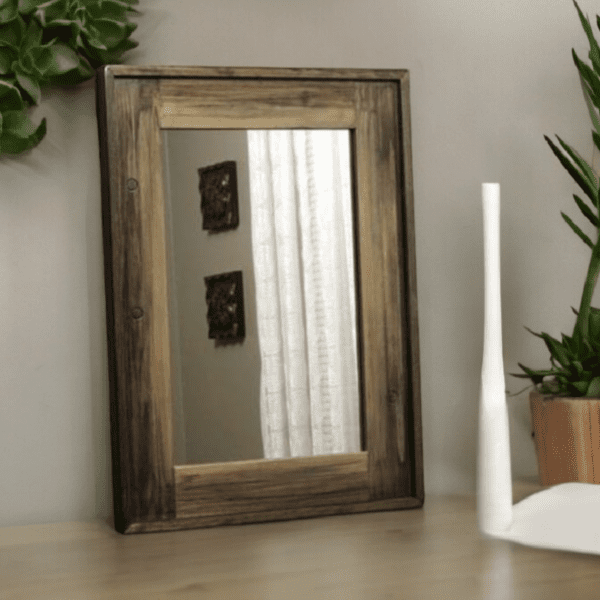 Frame Wooden Mirror - Image 4